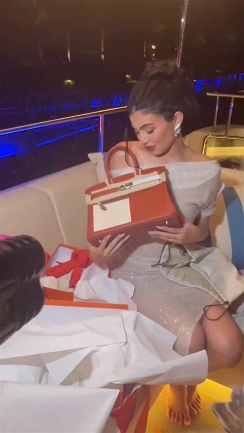 kylie jenner hermes bag birthday|kylie jenner birkin bags.